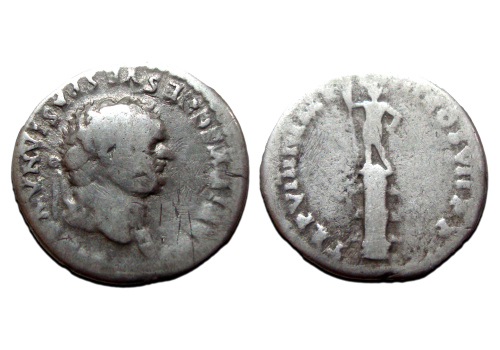 Titus -  denarius Colossus Neronis  (D23100)