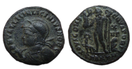 Licinius II - with shield, spear and helmet (D23133)