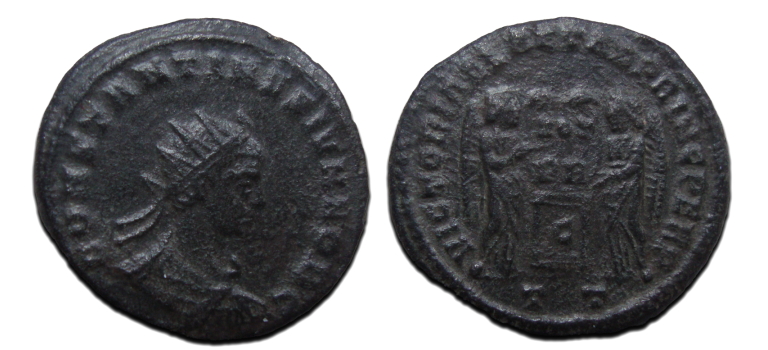 Constantine II - VICTORIAE LAETAE rare bust (D23139)