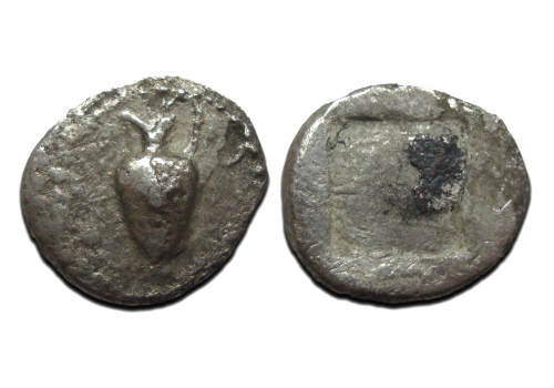 Griekse munten - Tetrobool oenochoë 490-460 V Chr.  (D2340)
