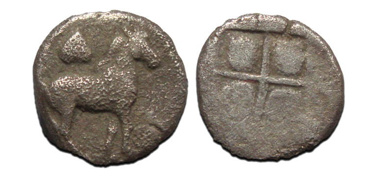 Griekse munten  - Alexander I grondlegger van het Macedonische rijk  (D2344)