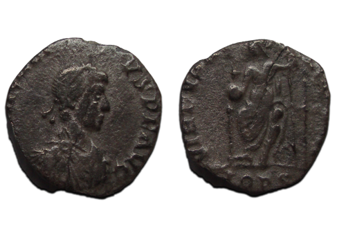 Valentinian II - SILIQUA SILVER aquileia (F23108)