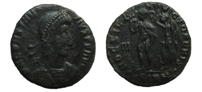 Constantius II - HOC SIG NO VICTOR ERES historisch en schaars!  (F23121)