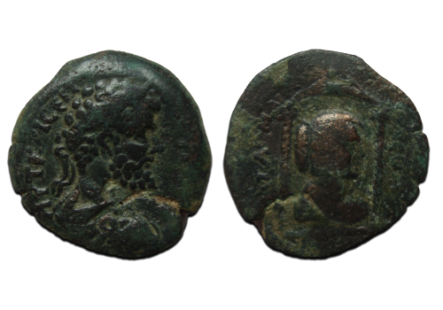 Septimius Severus -  dynastische uitgave met Julia Domna (F2320)