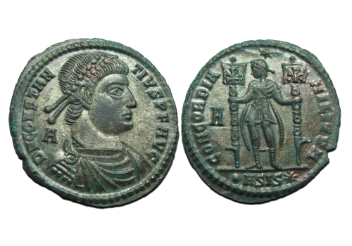 Constantius II - concordia militvm geslagen onder Vetranio FDC (F2351)