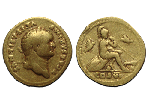 Titus -  Gouden Aureus ROMA!  (F2354)