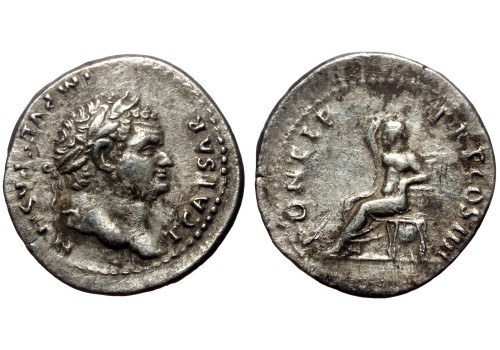 Titus - denarius SECURITAS extremely rare! (F2385)