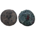 2  romeinse munten:  Honorius en Constantius II (F2405)