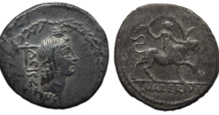 Romeinse republiek - denarius Valerius Europa! (F2413)