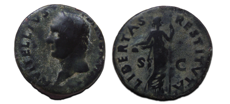 Vitellius - AS LIBERTAS zeldzaam! (F2415)