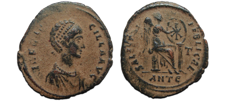 Aelia Flaccilla - SALVS REIPVBLICAE zeldzaam! (F2444)
