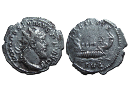 Postumus - Galley populair coin! (F2491)
