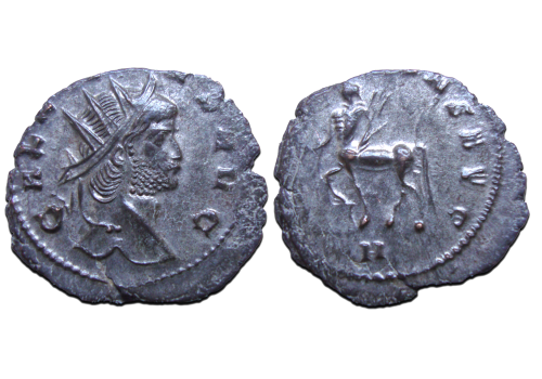 Gallienus - CENTAUR with globe silvered! (F2403)