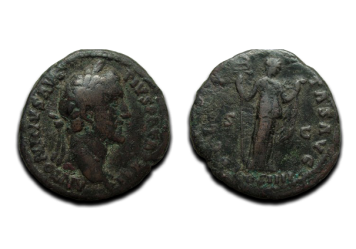 Antoninus Pius - AS Felicitas schaars (JA2213)