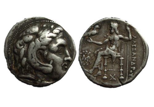 Alexander de Grote - zilveren Tetradrachme van Alexander de Grote (JA2223)