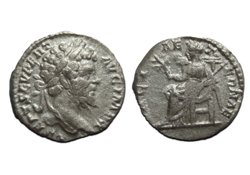 Septimius Severus - denarius PACI AETERNAE schaars (JA2349)