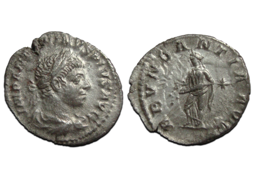 Elagabalus - Abvndantia denarius  (JA2351)