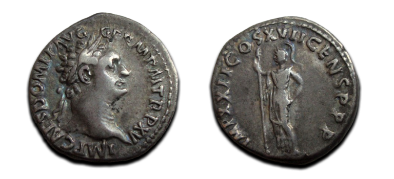 Domitianus - denarius Minerva! (JA2263)