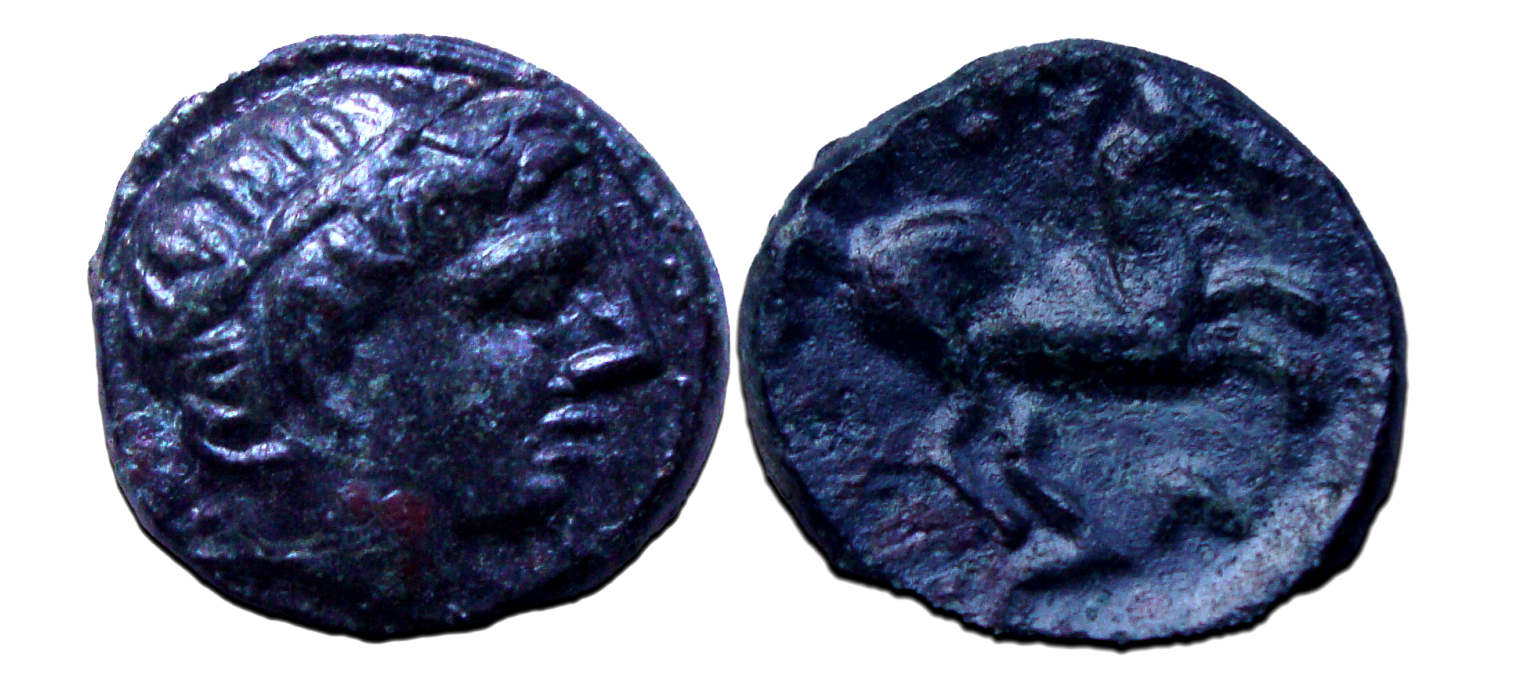 Alexander de Grote - Apollo met paard (JA2375) - Half unit alexander