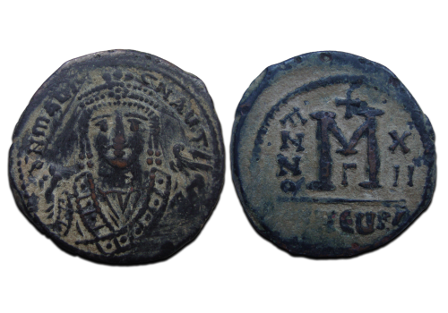 Maurice Tiberius - Follis Antioch (JA2403)