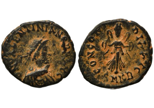 Valentinian III -  CONCORDIA very rare (JA24127)