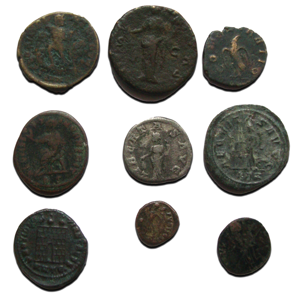 9 coins nice for starter (JA2416) - 9 roman coins | RomanCoinShop.com