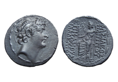 GREEK COINS - Philip I Philadelphos Tetradrachm appealing portrait!  (JA2334)
