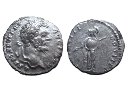 Septimius Severus - Palladium MINERVA denarius ! (D2439)