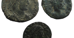 3  keizers, Delmatius, Magnus Maximus en Claudius II ! (JA2441)