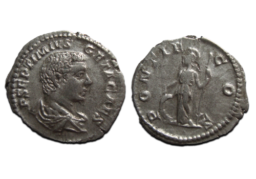 Geta - denarius Pontif Cos (JA2451)