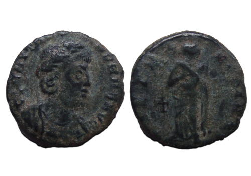 Theodora  -   Vrouw van Constantius PIETAS TRIER ZELDZAAM! (JA2457)