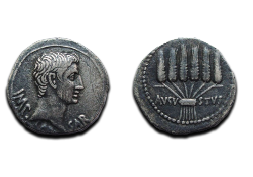Augustus - CISTOPHORUS from Ephesus RARE (JUL1728)
