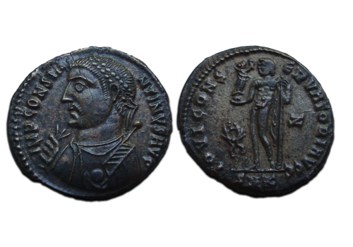 Constantine the great -  Jupiter Cyzicus extremely fine (JUL2327)