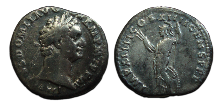 Domitianus - denarius Minerva IMP XIIII (JUL2339)