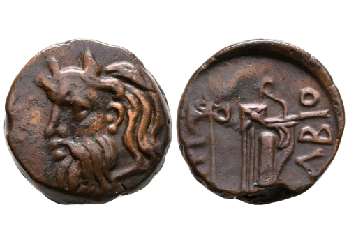Greek coins - river god Borysthenes (Dnjepr)! (JUL2354)