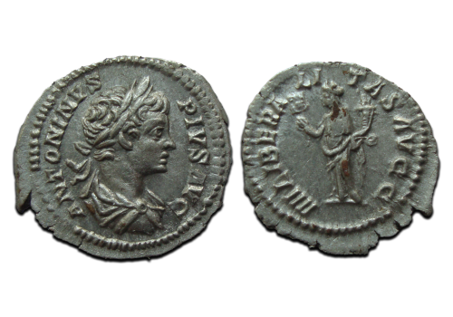 Caracalla-  Denarius LIBERALITAS (JUN2310)