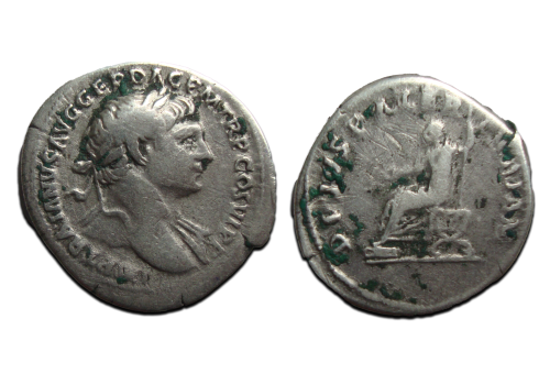 Trajanus - DIVUS PATER schaars en interessant! (JUN23106)