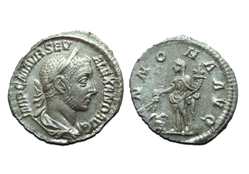 Severus Alexander - denarius Annona (JUN2311)