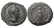 Caracalla -  denarius Providentiae (JUN23117)