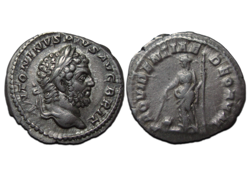 Caracalla -  denarius Providentiae  (JUN23117)