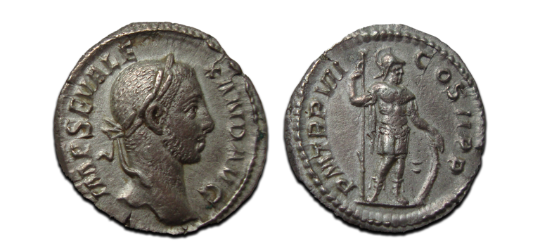 Severus Alexander - VIRTVS denarius (JUN23121)