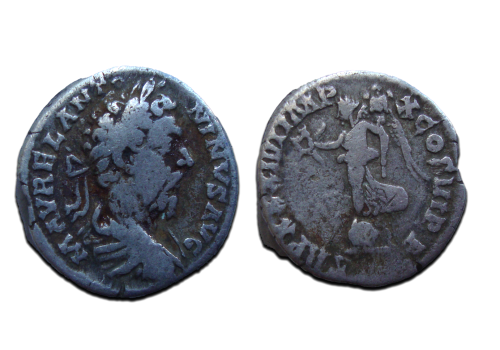 Marcus Aurelius - denarius VICTORY (JUN23124)