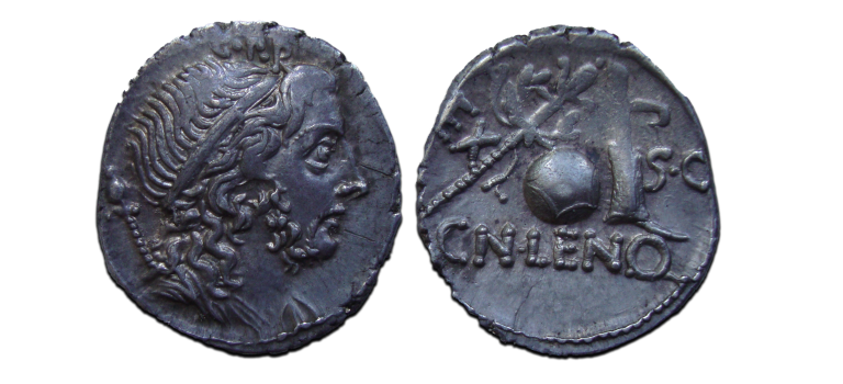Romeinse republiek - denarius Cornelius Lentulus PRACHTIG (JUN23124)
