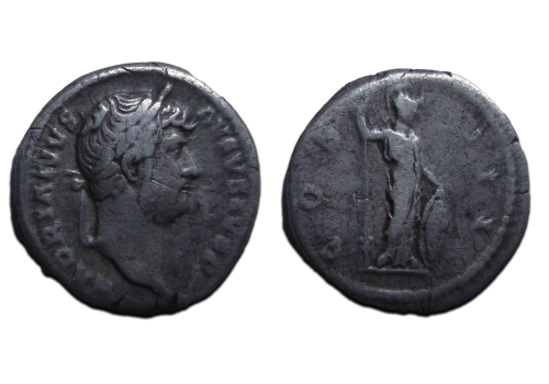 Hadrianus - denarius MINERVA zeldzaam! (JUN23142) Hadrianus - denarius MINERVA zeldzaam! (JUN23142)