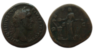 Antoninus Pius- SALVS DES IIII sestertius! (JUN2333)