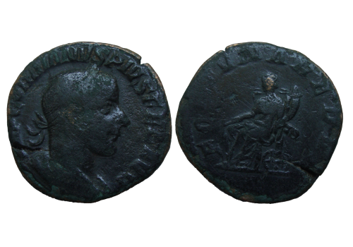 Gordianus III - FORTUNA sestertius (JUN2341) Gordianus III - FORTUNA sestertius (JUN2341)