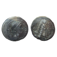 Romeinse Republiek - Sicinius denarius atributen van Hercules in NGC-houder! (JUN2347)