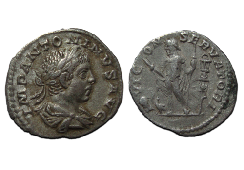 Elagabalus - denarius IOVI CONSERVATORI (JUN2394)
