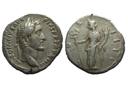 Antoninus Pius - denarius FELICITAS (MA23111) Antoninus Pius - denarius FELICITAS (MA23111)