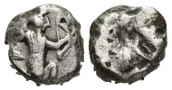 ACHAIMENIDISCHE rijk, zilveren siglos  5e-4e eeuw boogschutter! (MA2349)